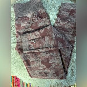 Gymshark camo scrunch legging